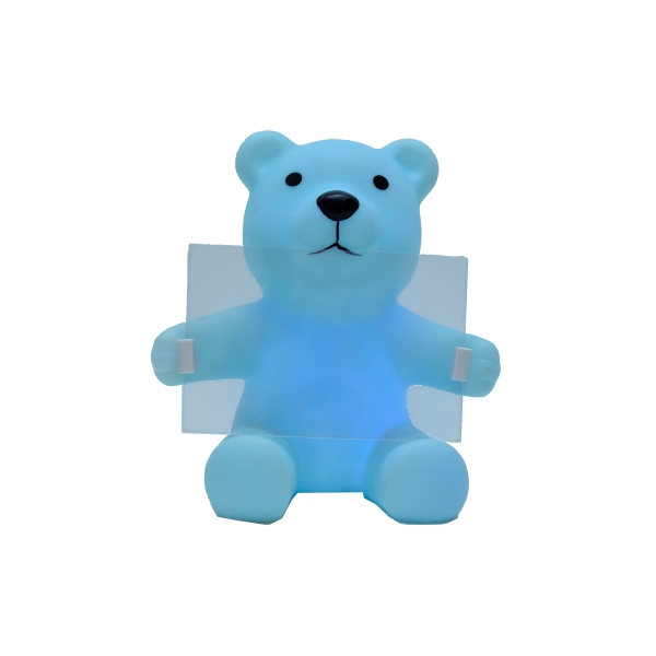 Luminária - Urso Azul Bebê Led